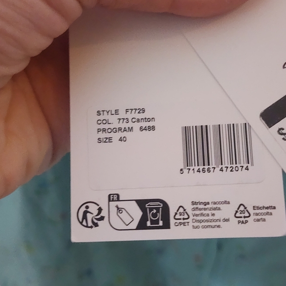 Ganni Blue Floral Puff Sleeve Crop Top - Picture 8 of 9